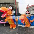 Lolanta เด็กทารก Inflatable ไดโนเสาร์ T-REX เครื่องแต่งกายเด็กวัยหัดเดินวันฮาโลวีนชุดของขวัญ Up เด็กอนุบาล Garden ชุดเชียร์ลีดเดอร์. 