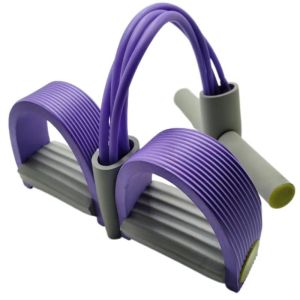 Shipped from China [BIN] Pedal Resistance Band Home Fitness Resistance Rope Slim Waist Slim Belly Sit-Up Assist Elastic Rope