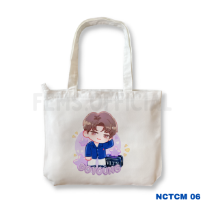 Totebag Landscape NCIT NCT 127 baby Kanvas Tote bag NCIT NCT Dream Penutup Resleting