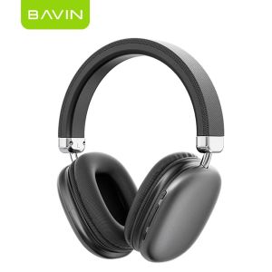 BAVIN BH55 Wireless 5.4 Bluetooth Earphone Headphone w/ High-Fidelity Audio 360° Sound Compatible for SD Card & AUX