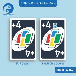UNO - Sticker For ATM Bank Credit Debit Access ID Room Key Card Sticker Skin (High Quality & Waterproof) UNO