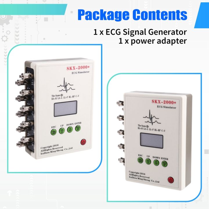 ECG Signal Generator SKX-2000D+ Vital Signs Simulation Functionality ...