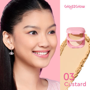 Glad2Glow Perfect Blurring Powder Foundation เพอร์เฟกต์ เบลอริ่ง พาวเดอร์ ฟาวเดชั่น