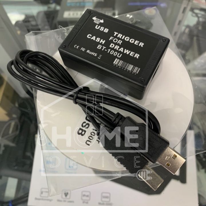 BT100U อุปกรณ์แปลงพอร์ต ลิ้นชักเก็บเงิน จาก RJ11 ไปเป็น USB Port ( Cash Drawer Driver RJ11 Cash