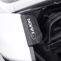 2ชิ้น GAC Aion Y Plus EV กระจกฝนคิ้วมองหลังด้านข้างรถคาร์บอนไฟเบอร์มุมมองด้านหลังกระจกกันฝนด้านนอกฝาครอบหัวเข็มขัด. 