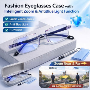 Presbyopia Nasal Support Smart Zoom High Definition Anti-blue Light Fashion Dual-purpose Blue Light Pen