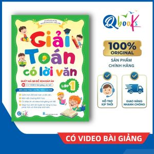 Sách - Giải Toán có lời văn - Lớp 1 (Qbooks)