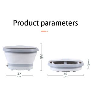 SG[In Stock]🔥Folding foot bath electric portable intelligent constant temperature foot bath soles of air bubble massage three -speed temperature control protection protection泡脚桶