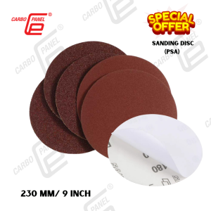 CARBO PANEL 9 inch PSA Sanding Disc 230mm (P40-P400) Abrasive Buffing Disc/Kertas Pasir Wood/Metal/Steel