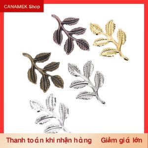 CS 30 đầu nối dây đeo lá cái/bộ hạt charm kim loại tự làm đồ trang sức