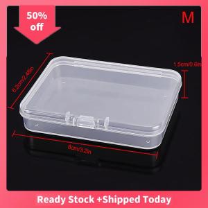 🔥🔥🔥sjqgqx Rectangular Translucent Box Durable Strong Storage Box Packing Plastic Boxes Waterproof Multifunctional Dustproof Storage Case