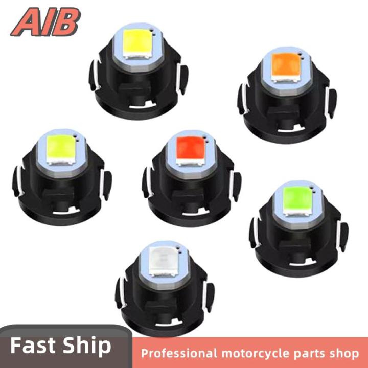 10pcs Red 2835 LED T4.2/T4 Neo Wedge Car Dash HVAC Heater Climate Control Light