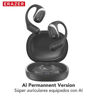 ERAZER AI Translation True Wireless Open Ear Earphones Headphones Support about 150 Languages Translation Touch Control Earphones Over Ear Wireless Headset Electronic Audio& Video Earbuds