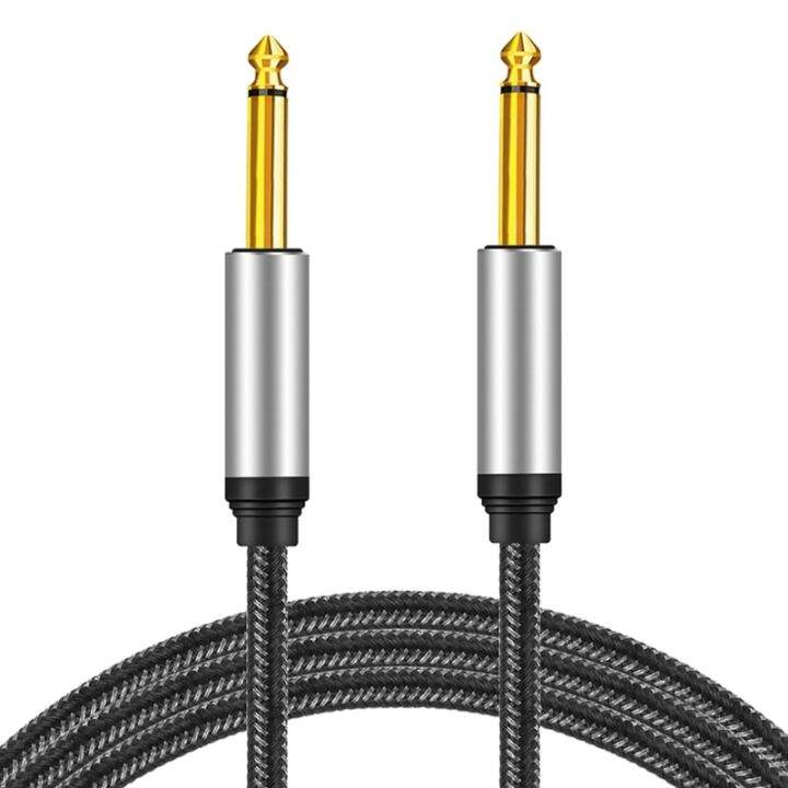 Guitar Instrument Cable 1/4 Inch to 1/4 inch TS Straight Male to Male 6 ...