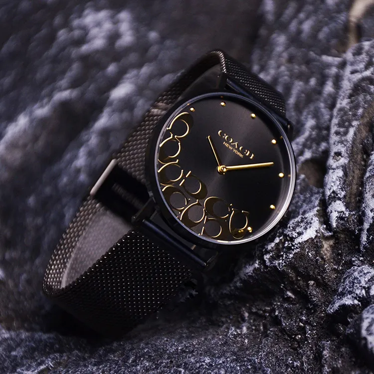 Ladies Watches Coach Perry Black Watch COACH Women's Perry Animal