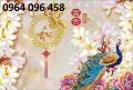 Mẫu tranh gạch 3d ốp tường phòng khách - DCNNM65. 