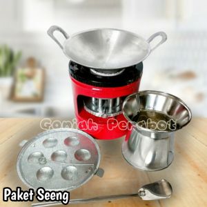 Mainan Masak Masakan Anak Murah Paket dandang Panci Seeng Mini Kitchen Set Mainan Edukasi Bisa Masak Beneran