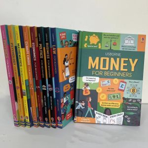 11books/set English story picture books Usborne Mathematics  for Beginners  Physics for Business  Psychology for Business School English version