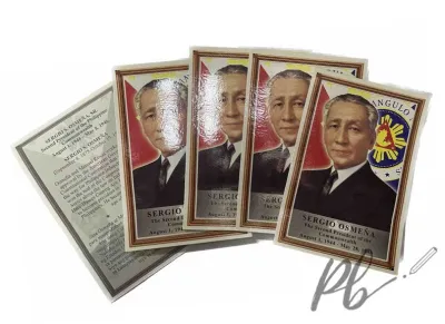 5 PCS POST CARDS Presidents of the Philippines (Philippines) pt.1