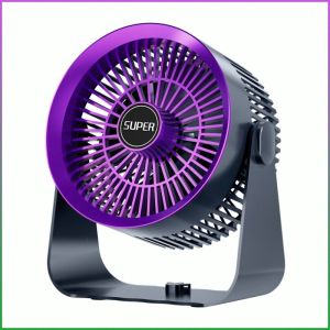 High Power Fan Durable Light and Noiseless Circulating Fan Desktop Ultra-far Air Distance Luminous
