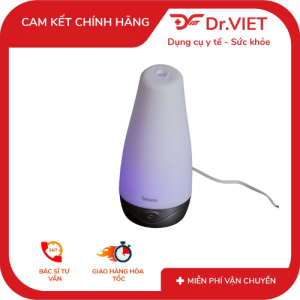 Máy phun tinh dầu Beurer LA30 chính hãng Đức – công nghệ siêu âm tỏa hương thư giãn giảm stress hỗ trợ ngủ ngon thiết kế nhỏ gọn sang trọng đèn LED đổi màu dung tích 100ml tự tắt khi hết nước an toàn – tiết kiệm – phù hợp phòng ngủ làm việc spa