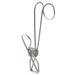 Stainless Steel Hook Clip Household Underwear Socks Drying Clips Clothes Quilt Windproof Clip Hanger