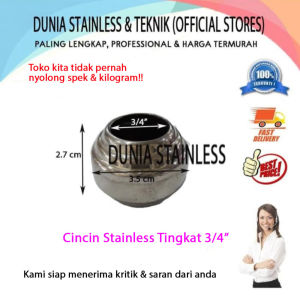 Cincin Tingkat 3/4" aksesoris hiasan tangga pagar
