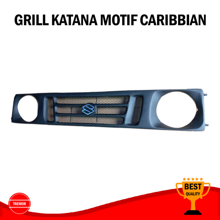 GRILL KATANA MODEL CARIBIAN GRILLE COVER MOBIL SUZUKI JIMNY KATANA