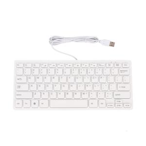 72 Key USB Corded Computer Keyboard Mini Size Quiet Keys For Office Home Gaming Durability and Lightweighted