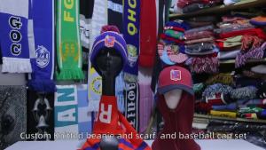 ผ้าพันคอฟุตบอลทีมชาติโพลีเอสเตอร์พิมพ์ดิจิทัลแบบกำหนดเองสำหรับเชียร์ในงานฟุตบอลใหม่ปี 2026