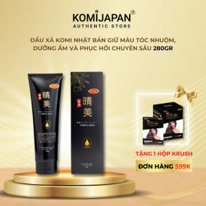 Dầu xả dành cho tóc nhuộm Komi Nhật Bản giữ màu nhuộm bảo vệ hư tổn tuýp 120gr