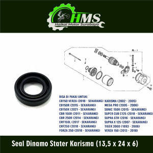 Seal Dinamo Stater Karisma (135 x 24 x 6) - Sil Siel Karet Dynamo Starter Supra X 125 CB150R Sonic