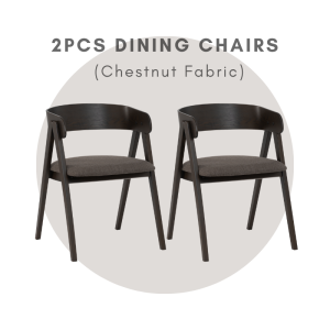 ALiST - CARTER Solid Dining Chair (2pcs) / Arm Chair / Wooden Dining Chair / Kerusi Makan Kayu / Kitchen Chair / Kerusi Dapur 餐椅