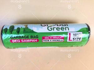 🔥Packaging🔥 L Size Garbage Rubbish Bag Blue Plastik Beg Sampah Garage Bag Disposable Bag Tong Besar Bio Degradable Party
