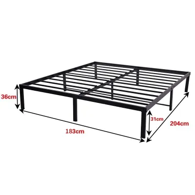 BMZAR Giường sắt hiện đại đơn giản 1.8m giường sắt tải trọng khung sắt chắc chắn mang 500kg