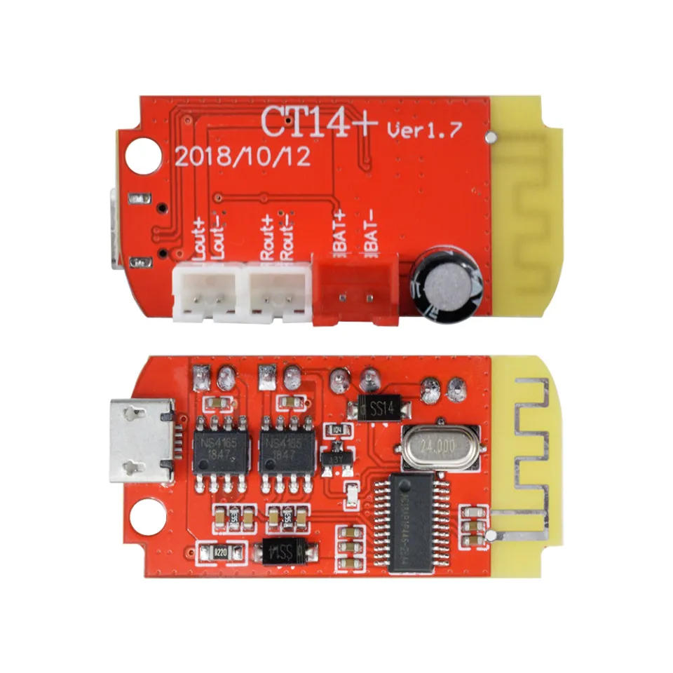 3W Bluetooth Amplifier Board Module – 3.7-5V Dual Plate For DIY Speaker Modification