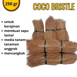 Coco bristle serat sabut kelapa | media tanam coco bristle