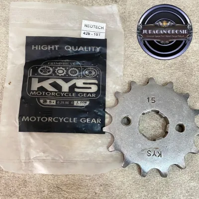 GEAR GIR DEPAN NEOTECH MEGAPRO CRF TIGER 428 SILVER KYS 428 14 15 16 17T SILVER PNP KE TIGER MEGAPRO 428 SILVER KYS