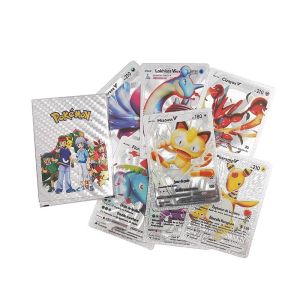 54pcs/box metal black gold Pocket Monster English version card game fighting toys childrens collection gift COD