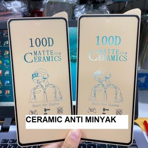 VIVO Y19S Y18 Y28 Y27 VIVO Y27 5G Y81 Y83 ANTI GORES CERAMIC MATTE DOFF ANTI MINYAK PLASTIK MIKA SCREEN GUARD PELINDUNG LAYAR