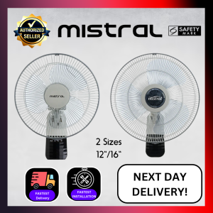 Cheapest Installation Mistral MWF3035R / MWF4035 12"/16" WALL FAN WITH REMOTE CONTROL