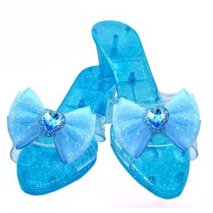 LITTLEX cho buổi hóa trang sân khấu Giày công chúa pha lê Trò chơi nhà giả vờ Nhà trang trí cho các dịp đặc biệt Giày cao gót đạo cụ cosplay Thời trang Mô phỏng trang điểm Đồ chơi trẻ em Quà tặng cho các cô gái