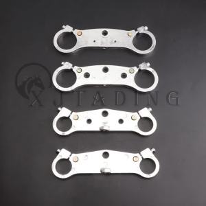 kkmf Front Fork 25 35mm inverted shock absorber direction device upper and lower plate for 47cc49ccMoto Dirt Bike Motorcycle 7M5T2