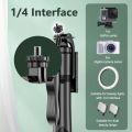 【COD/Original】Foldable Bluetooth Selfie Stick Tripod 1530mm with Bluetooth Shutter Fille Light Monopod For phone. 