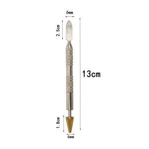Double Head Leather Edge Dye Pen Applicator Roller Tool for Oil Glue Paint Leather Craft Accessories