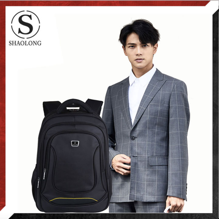 ShaoLong Mens Backpack Water Repellent Bag USB Charging Backpack