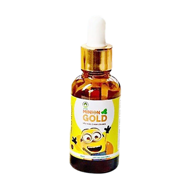 [Giảm 50%] Dầu húng chanh Minion Gold+ mẫu mới bé hết ho, sổ mũi, tăng ...