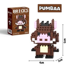 GOCRAFT Mini Micro Block Cartoon Figure DIY Building Toy | Cute Collectible Brick Model Gift for Kids & Adults