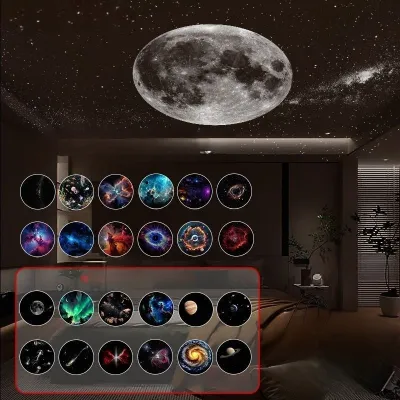 Mini Star Projector Night Light Bedroom Sleep Aid Eye Protection Galaxy Projection Ambient Room Lamp