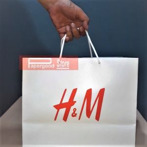 Paper bag H&M premium landscape 2 sisi